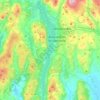 Топографическая карта Windermere, высота, рельеф