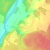 Топографическая карта Левки, высота, рельеф