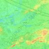 Топографическая карта Laakdal, высота, рельеф
