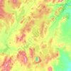 Топографическая карта Учалинский сельсовет, высота, рельеф