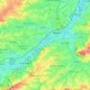 Топографическая карта Ninove, высота, рельеф