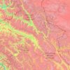 Топографическая карта Ladakh Range, высота, рельеф
