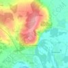 Топографическая карта Михайловский сельсовет, высота, рельеф