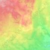 Топографическая карта Колпь, высота, рельеф
