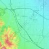 Топографическая карта Cupertino, высота, рельеф