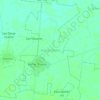 Топографическая карта Telchac Pueblo, высота, рельеф