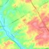Топографическая карта Birmingham Township, высота, рельеф