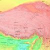 Топографическая карта Tibet, высота, рельеф