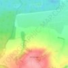 Топографическая карта Колосово, высота, рельеф