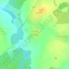 Топографическая карта Молодеево, высота, рельеф