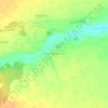 Топографическая карта Краснополянское, высота, рельеф