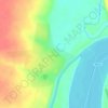 Топографическая карта Белькачи, высота, рельеф