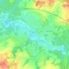 Топографическая карта Раков, высота, рельеф