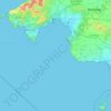 Топографическая карта Palma, высота, рельеф