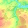 Топографическая карта Ляды, высота, рельеф