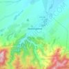 Топографическая карта Белокуриха, высота, рельеф