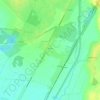 Топографическая карта Ижора, высота, рельеф