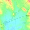 Топографическая карта Monreal del Llano, высота, рельеф