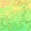 Топографическая карта Vosselaar, высота, рельеф