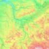 Топографическая карта Yonne, высота, рельеф
