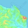 Топографическая карта Ancona, высота, рельеф