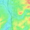 Топографическая карта Denney Whitford/Raleigh West, высота, рельеф