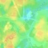 Топографическая карта Саморядово, высота, рельеф