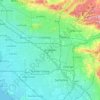 Топографическая карта Anaheim, высота, рельеф