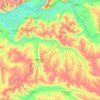 Топографическая карта Чапаевка, высота, рельеф
