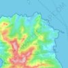 Топографическая карта Rogliano, высота, рельеф
