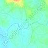 Топографическая карта Crossboyne, высота, рельеф