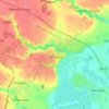 Топографическая карта Хорол, высота, рельеф