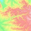 Топографическая карта Моренский сумон, высота, рельеф