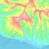 Топографическая карта Papara, высота, рельеф