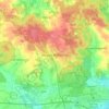 Топографическая карта Глогув-Малопольский, высота, рельеф