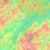 Топографическая карта Longquan, высота, рельеф