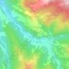 Топографическая карта Ца-Ведено, высота, рельеф