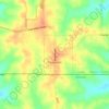 Топографическая карта Pleasanton, высота, рельеф