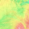 Топографическая карта Луаре, высота, рельеф