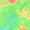 Топографическая карта Город Всеволожск, высота, рельеф