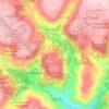 Топографическая карта Santa Corona, высота, рельеф