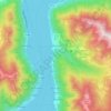 Топографическая карта Nesso, высота, рельеф