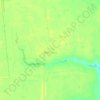 Топографическая карта Берёзовка 1-я, высота, рельеф