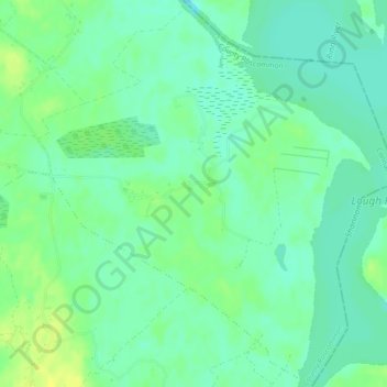 Топографическая карта Kilbarry, высота, рельеф