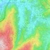 Топографическая карта Oura, высота, рельеф