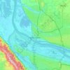 Топографическая карта Ванкувер, высота, рельеф