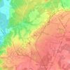 Топографическая карта Цесис, высота, рельеф