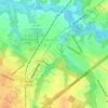 Топографическая карта Swedesboro, высота, рельеф