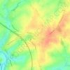 Топографическая карта Liberchies, высота, рельеф