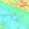 Топографическая карта Marmande, высота, рельеф
